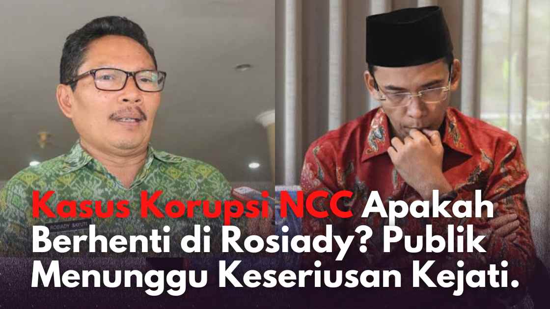Rosiady Sayuti Tersangka