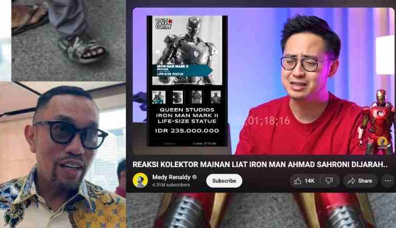 Medy Renaldy Ungkap Harga_Koleksi–Iron_Man_Barang_Mewah_Ahmad_Sahroni_Dijarah_Massa