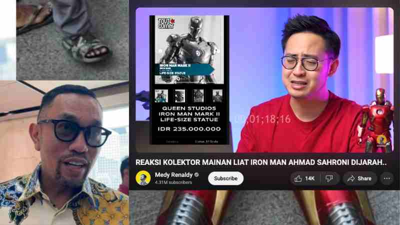 Medy Renaldy Ungkap Harga_Koleksi–Iron_Man_Barang_Mewah_Ahmad_Sahroni_Dijarah_Massa