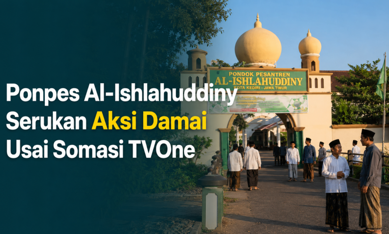 Ponpes Al-Ishlahuddiny Serukan Aksi Damai Usai Somasi TVOne